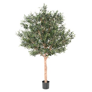 Exklusiver Kunst-Olivenbaum 210cm - Silbergrüne Pracht für Innenräume