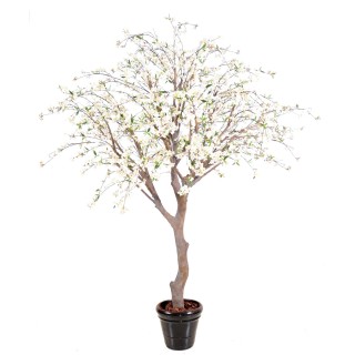 Künstlicher Kirschbaum, 280 cm, weisse Blüten