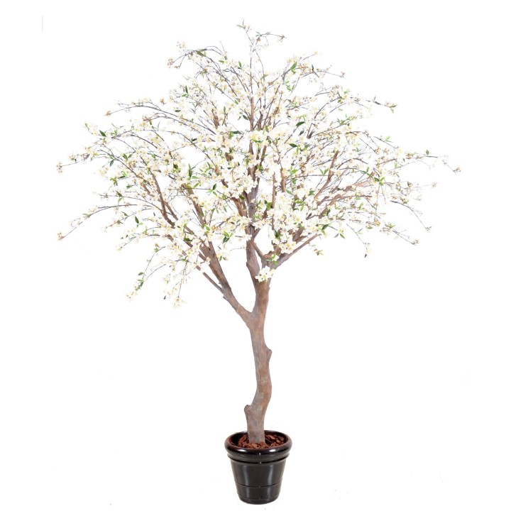 Künstlicher Kirschbaum, 280 cm, weisse Blüten