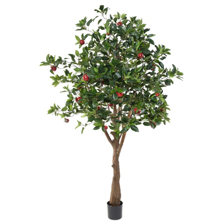 Künstlicher Apfelbaum 250 cm mit roten Äpfeln
