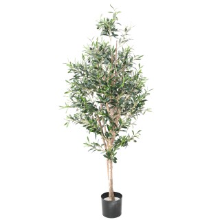 Künstlicher Olivenbaum 150cm - Silbergrüne Blätter
