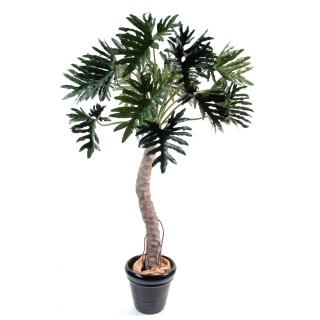 Lebensechter Philodendron Selloum - 210cm Kunstbaum - Grün