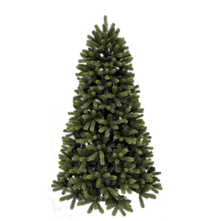 Künstlicher Weihnachtsbaum Weisstanne 210cm - Realistisches PE/PVC-Design