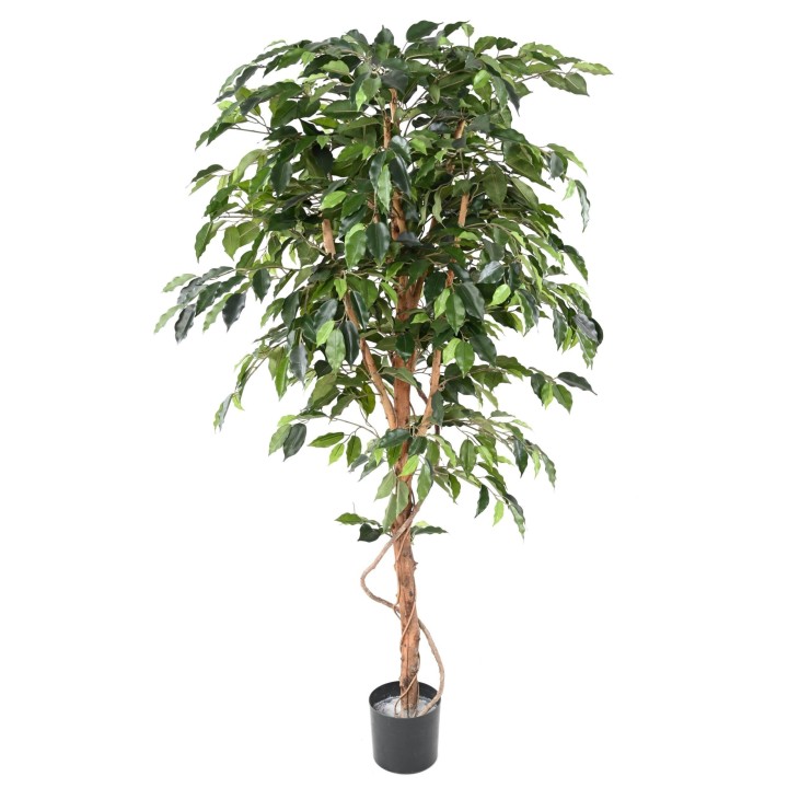 Künstlicher Ficus Baum 120cm - Edles Grün für Ihr Zuhause