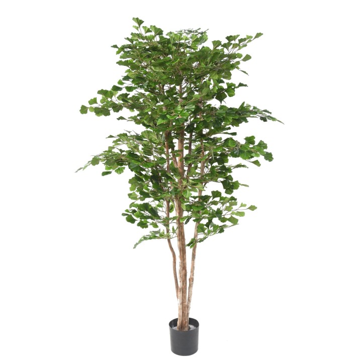 Premium Ginkgo-Kunstbaum 180cm, Grün