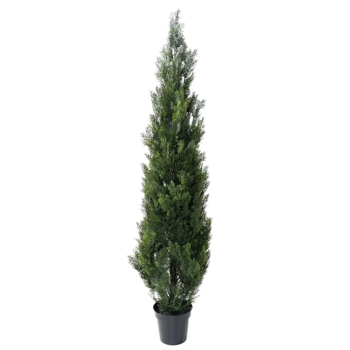 Künstlicher Zypressenbaum UV-beständig 180cm Grün