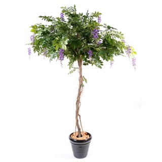 Künstlicher Wisteria Baum Lavendel, 235cm Höhe