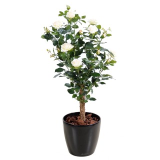 Künstlicher Rosenbaum 100cm Rosa