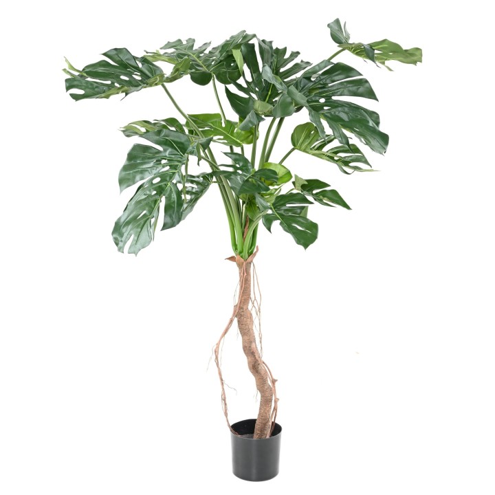 Künstlicher Philodendron Monstera 130cm Grün