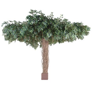 Grosser Kunstficus Baum 320cm - Edles Grün