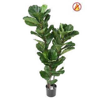 Künstlicher Ficus Lyrata Geigenfeige 130cm Grün