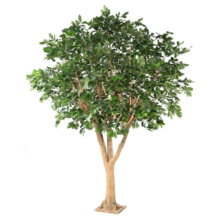 Exklusiver Künstlicher Eichenbaum 490cm - Naturgetreues Grün für Innen- und Aussenbereiche