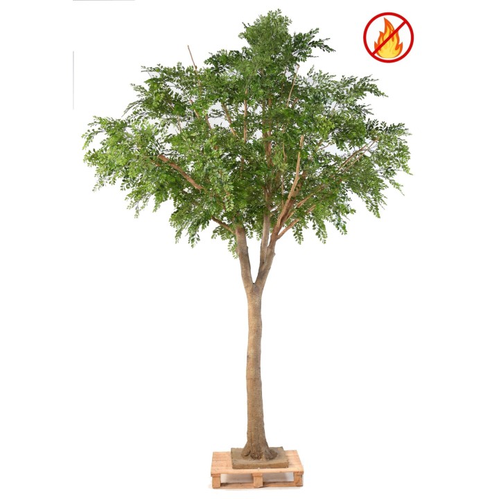 Exklusiver Kunst-Bucida Baum 360cm Grün