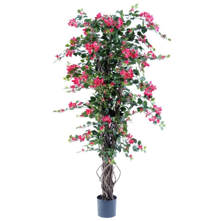Künstliche Bougainvillea Pflanze, 180cm, Fuchsia