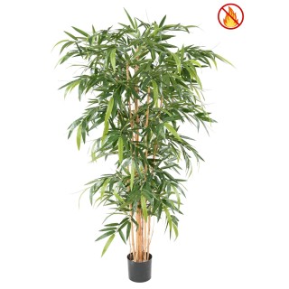 Künstlicher Bambus 150cm - Naturgetreue Kunstpflanze Grün