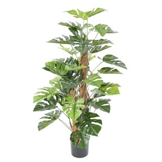 Künstliche Monstera Pflanze, 100cm, Naturgetreues Grün