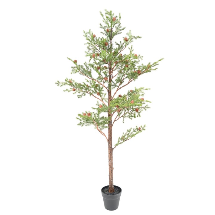 Künstliche Fichte 125cm - Grüner Akzent für Pflegeleichte Aussenbereiche