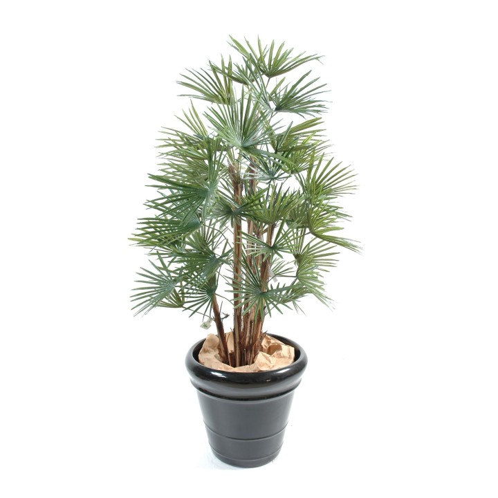 Künstliche Livistona-Palme, 110cm, Grün