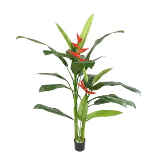 Künstlicher Heliconia Baum, 180 cm hoch, Grün