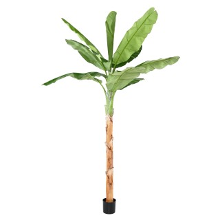 Künstlicher Bananenbaum 285cm - Grüne Deko-Pracht