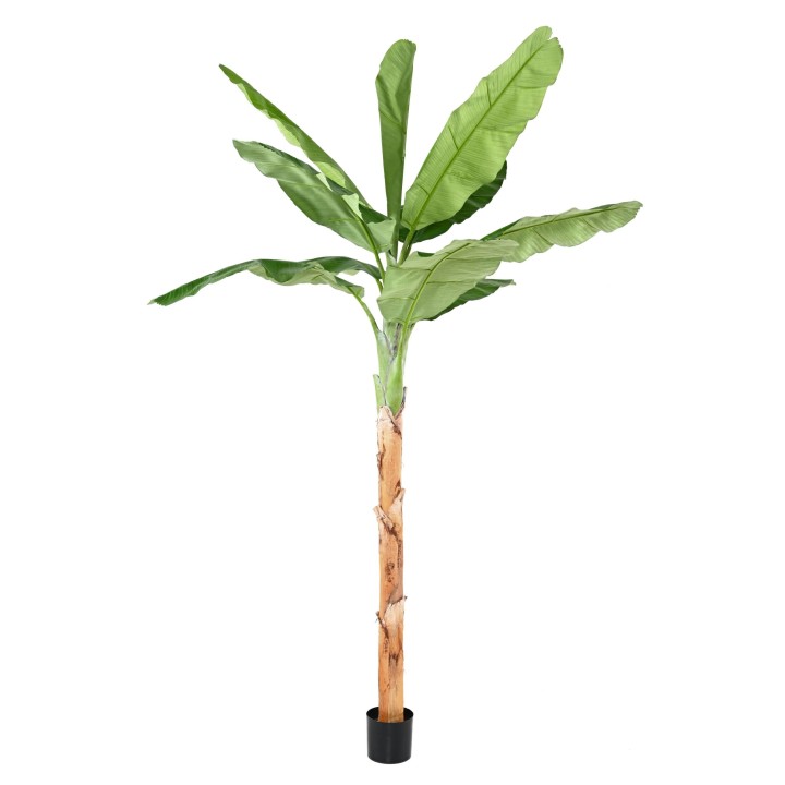 Künstlicher Bananenbaum 285cm - Grüne Deko-Pracht