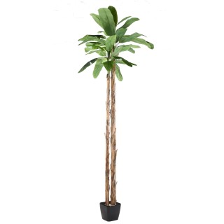 Realistischer Kunstbananenbaum 400cm, Grün