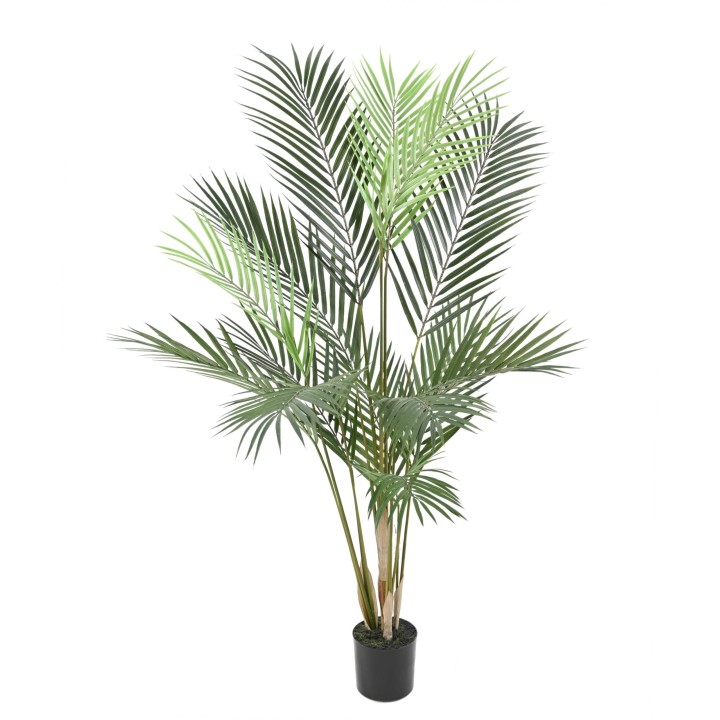 Künstliche Areca-Palme 100cm Gruen - Lebensechte Nachbildung