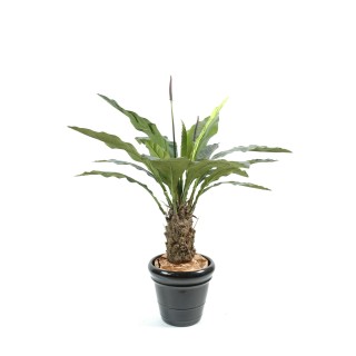 Naturgetreue Anthurie Jungle King Kunstpflanze, 130 cm, Grün