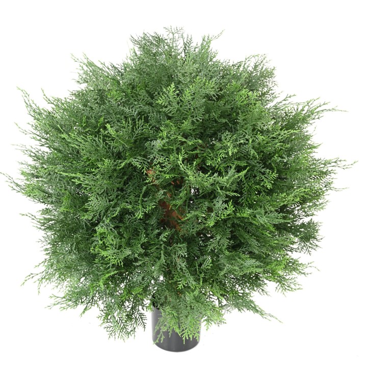 Künstlicher Lawson-Zypressenball, 70 cm, UV-beständig, Grün