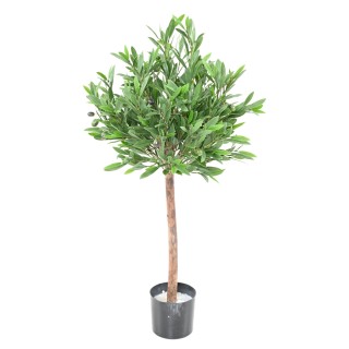 Kunst-Olivenbaum 90cm - UV-bestaendig, silbergruen