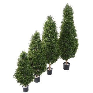 Künstliche Buchsbaumpyramide 185cm – UV-Schutz für Aussenbereiche