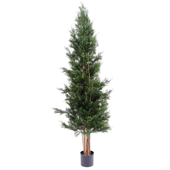 Künstliche Lawson-Zypresse 180cm - UV-geschützt, grün