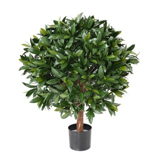 Künstlicher Lorbeerbaum 90cm - UV-beständig - Grünes Blattwerk