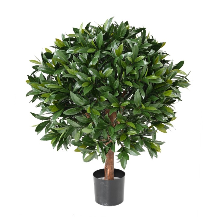 Künstlicher Lorbeerbaum 90cm - UV-beständig - Grünes Blattwerk