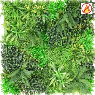 Kunsthecken-Paneel Lara 100x100cm - Schwer Entflammbar B1/RF2