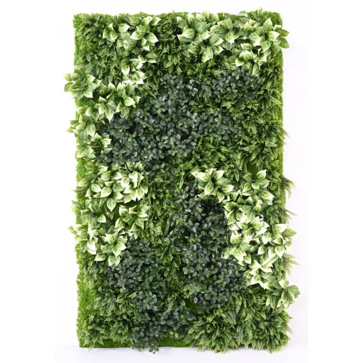 Künstliche Pflanzenwand Essigbeere Berberis - UV-Schutz für Aussenbereiche - 200x120cm