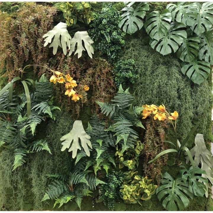 Künstliche Pflanzenwand nach Mass - 200x200cm