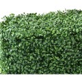 Naturgetreue Kunst-Buchsbaumhecke mit Aluminiumstruktur, 83 cm hoch