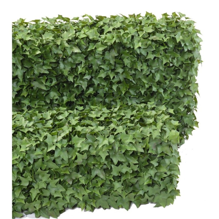 UV-beständige Kunst-Efeuhecke für Aussenbereiche, 57 cm Gesamthöhe