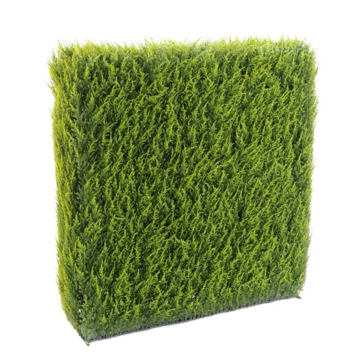 Lebensechte Zypressen-Hecke mit Metallstruktur, 152cm