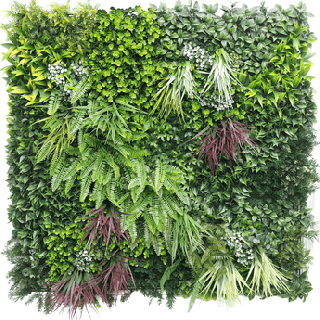 Kunsthecken-Paneel Paradies 100x100 cm UV-bestaendig