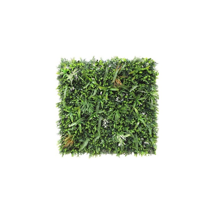 Kunsthecken-Paneel Savanne 100x100cm - Brandschutz RF2/B1