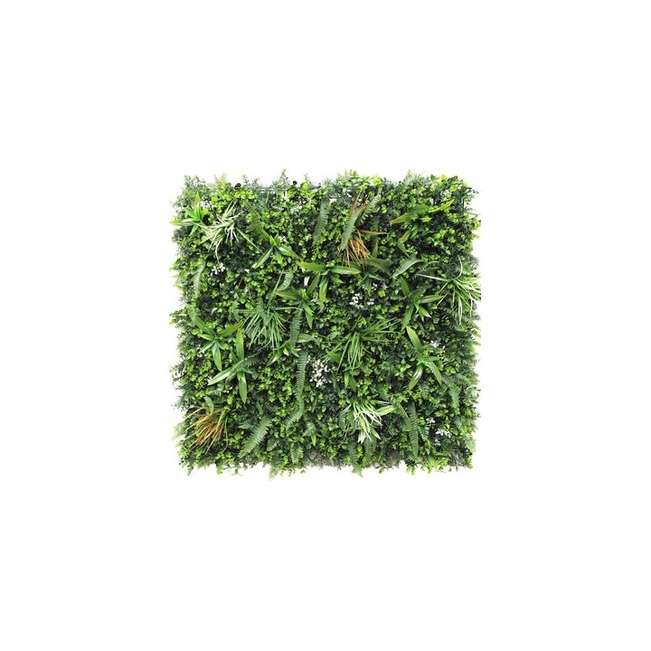 Künstliches Heckenpaneel Savanne 100x100 cm