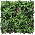 Künstliches Heckenpaneel Wonderland 100x100 cm UV-beständig