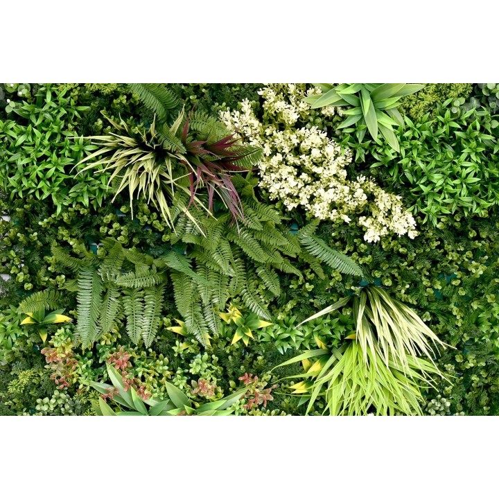 Kunsthecken-Paneel Ruby C - 100x100cm