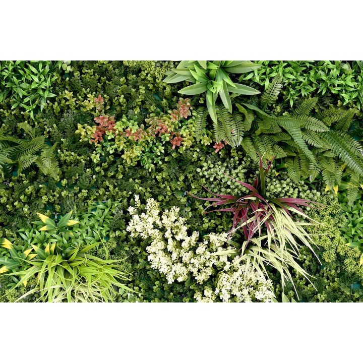 Exklusives Kunsthecken-Paneel Ruby B 100x100cm