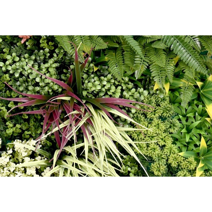 Exklusives Kunsthecken-Paneel Ruby B 100x100cm