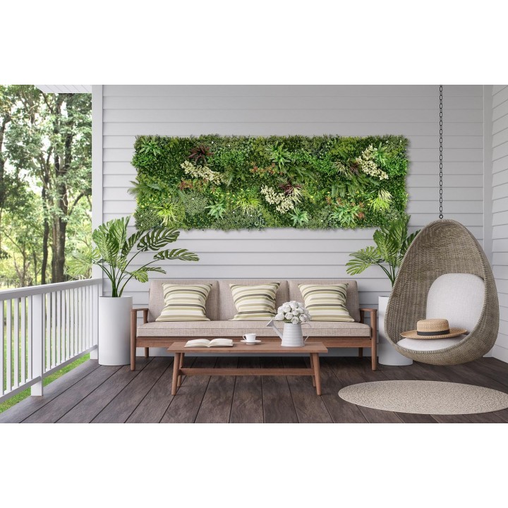 Kunsthecken-Paneel Ruby A 100x100cm