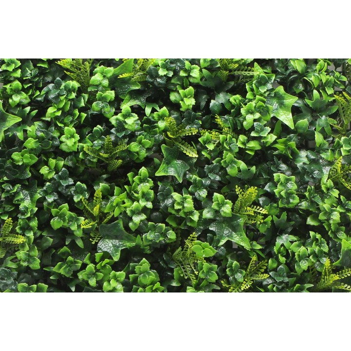 Kunsthecken-Paneel Mix Vert 100x100 cm