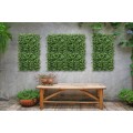 Kunsthecken-Paneel Mix Vert 100x100 cm